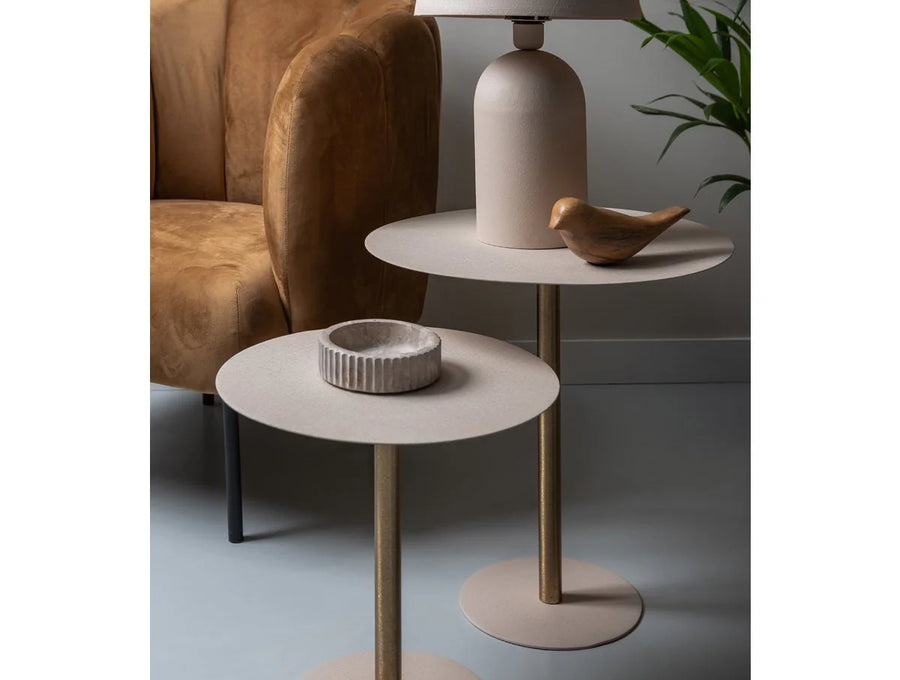 Beige bijzettafels