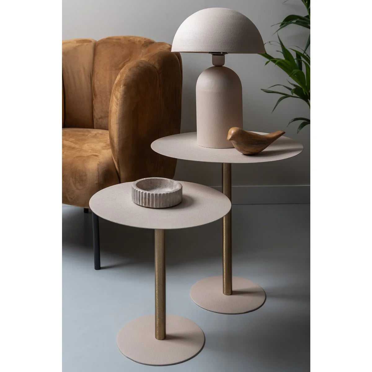 bijzettafel beige