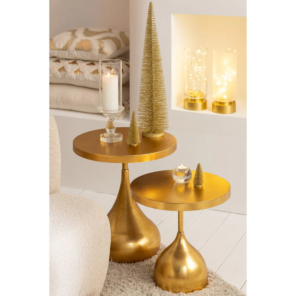 Gouden salontafels