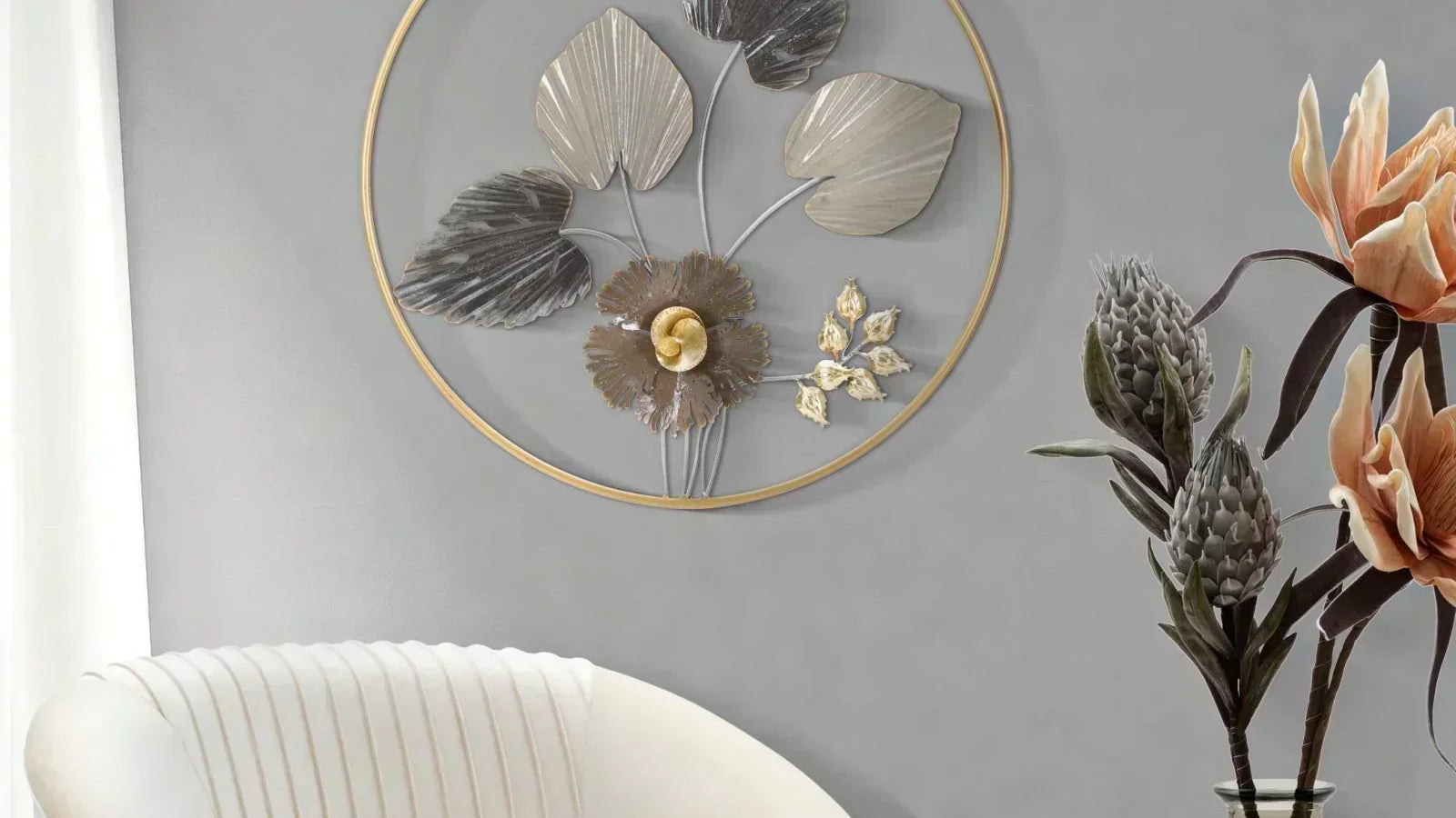 Gouden wanddecoraties