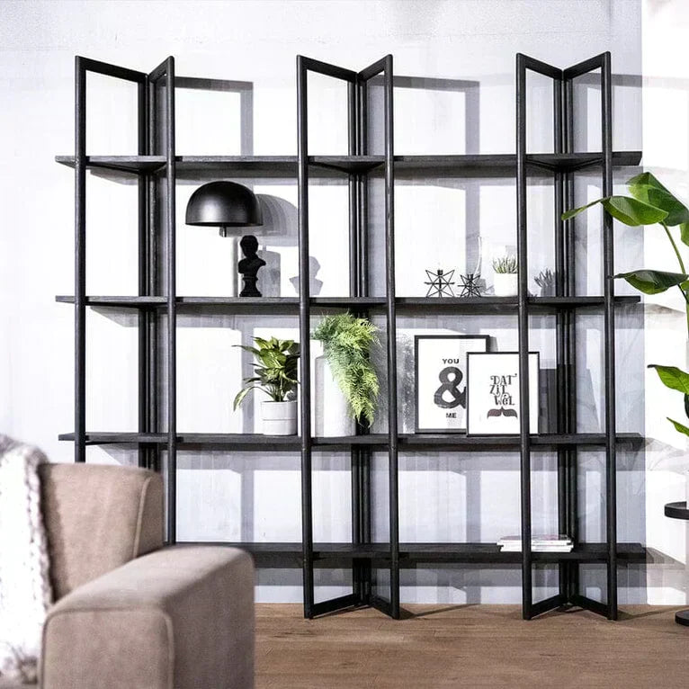 Hoge boekenkasten