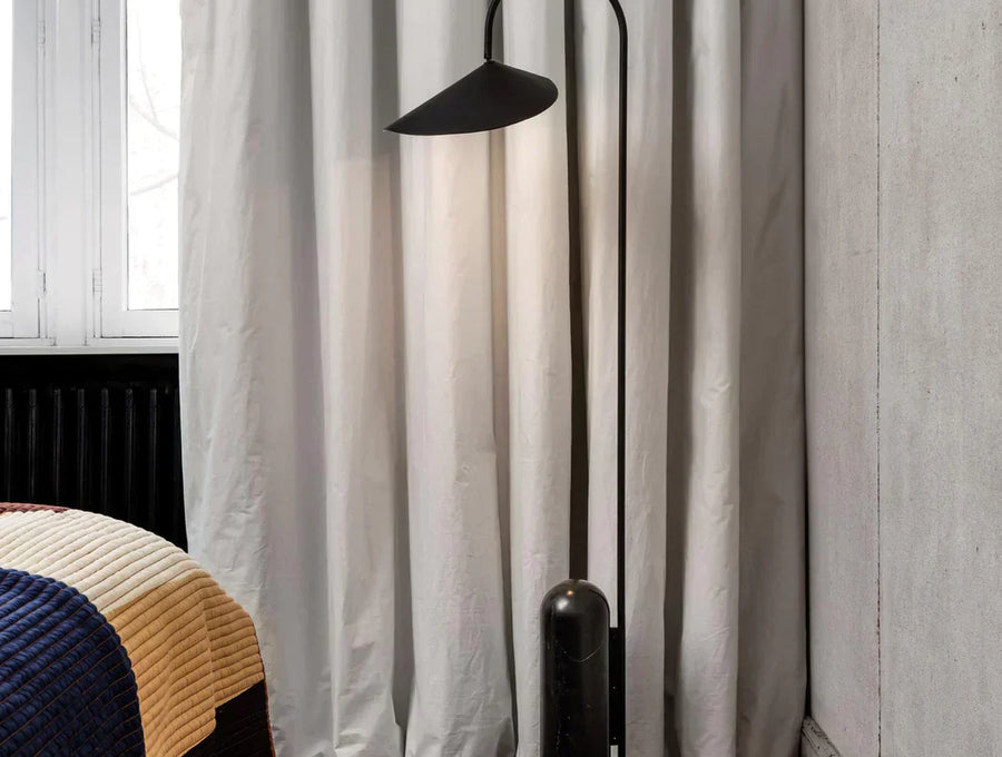Zwarte vloerlampen
