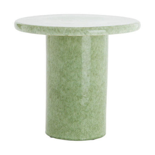Light & Living Ronde Bijzettafel Tudo Keramiek Ø40cm - Mintgroen