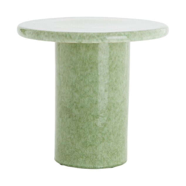 Light & Living Ronde Bijzettafel Tudo Keramiek Ø40cm - Mintgroen