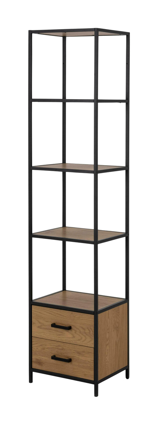 Bendt Wandrek Holger Met 2 lades, Eiken en metaal, 185 x 42cm - Naturel