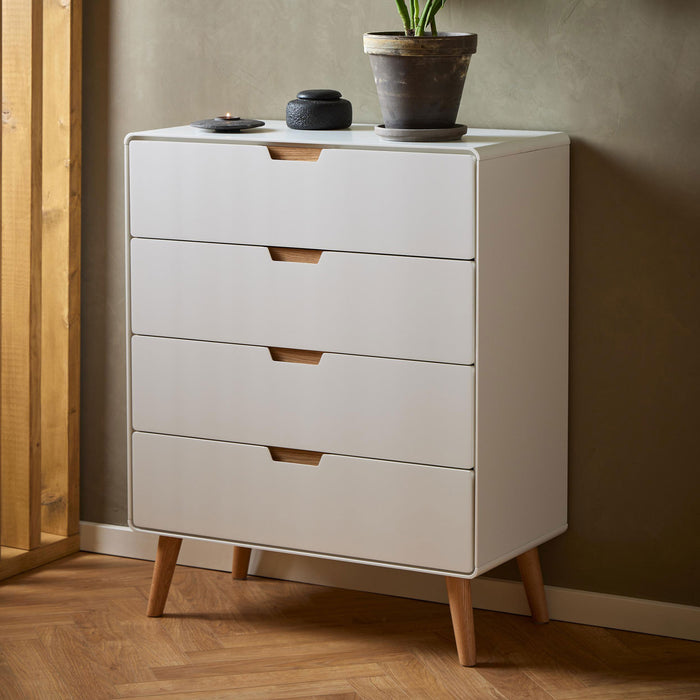 Bendt Ladekast Roselle 100 x 80cm - Wit - ThatLyfeStyle