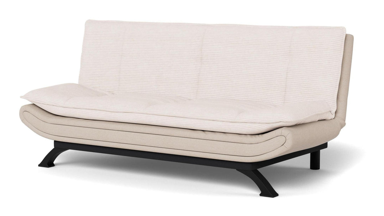 Bendt Slaapbank Oliver Ribstof - Beige - ThatLyfeStyle