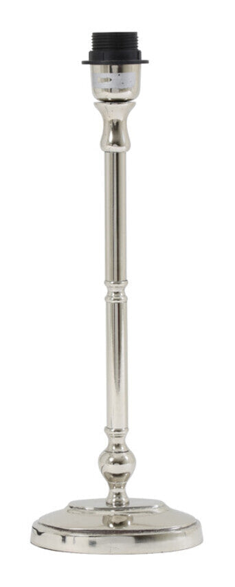 Light & Living Lampvoet Purna 38cm - Nikkel (excl. kap) - Ovaal