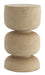 Light & Living Ronde Bijzettafel Jalon Papier Maché, Ø29cm - Beige
