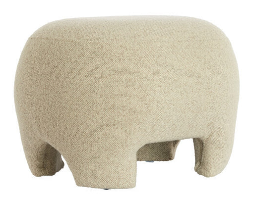 Light & Living Poef Zenica 53 x 41cm - Crème - Organisch