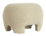 Light & Living Poef Zenica 53 x 41cm - Crème - Organisch