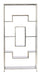 Light & Living Wandkast Rezina 205 x 100cm - Nikkel