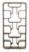 Light & Living Wandkast Labare 200 x 100cm - Grijs/Donkerbruin