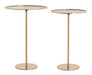 Light & Living Ronde Bijzettafel Lia Set van 2 stuks - Antiek Brons