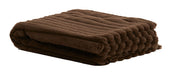 Light & Living Plaid Vajen 170 x 130cm - Donkerbruin