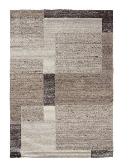Light & Living Vloerkleed Almao Wol, 160 x 230cm - Beige/Donkerbruin