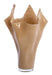 Light & Living Vaas Aiora Glas, 53cm - Beige - Organisch