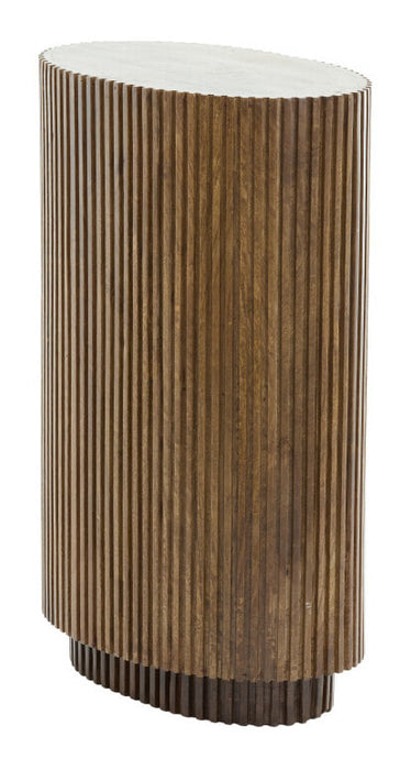 Light & Living Ovale Zuil Dumosi 80cm hoog - Donkerbruin - Ovaal