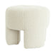 Light & Living Poef Batoemi Bouclé - Crème - Organisch