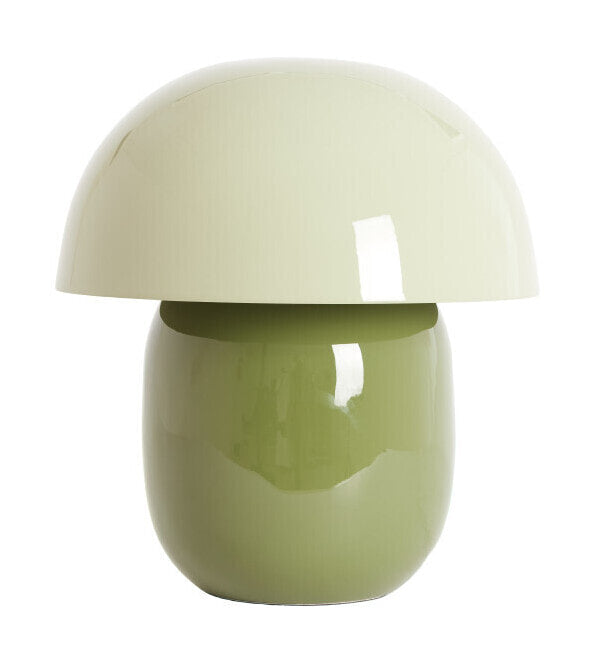 Light & Living Tafellamp Mimosa 34cm - Olijfgroen - Rond
