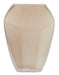 Light & Living Vaas Vionna Glas, 33cm - Lichtbruin - Ovaal