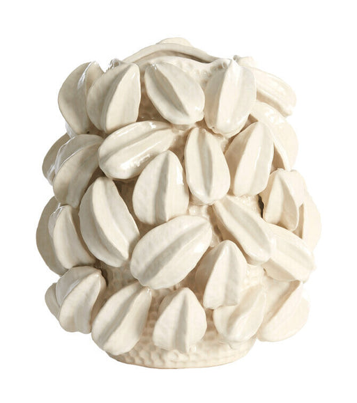 Light & Living Vaas Carambola Keramiek, 37cm - Crème - Ovaal