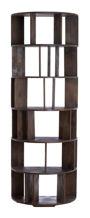 Light & Living Wandkast Limpya Mangohout, 212 x 76cm - Mat Donker Roodbruin