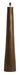 Light & Living Vloerlamp Mijas 144cm - Donkerbruin/Brons (excl. kap)