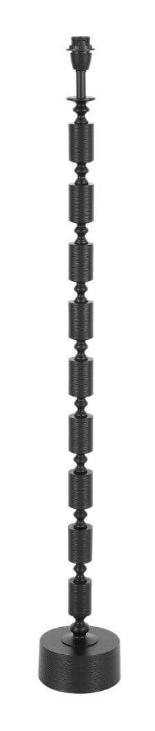 Light & Living Vloerlamp Gitaya 135cm - Mat Zwart (excl. kap) - Rond