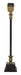 Light & Living Lampvoet Rangpur 38cm - Zwart/Antiek Brons (excl. kap) - Vierkant