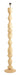Light & Living Vloerlamp Edie Hout, 133cm - Naturel (excl. kap) - Rond