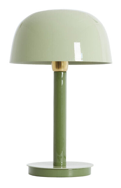 Light & Living Tafellamp Marivet 37cm - Olijfgroen - Rond