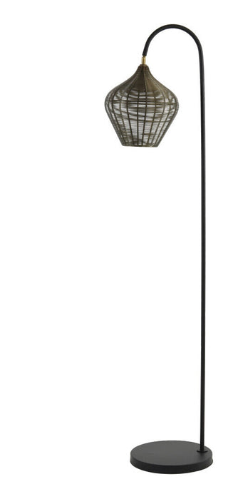 Light & Living Vloerlamp Alvaro 160cm - Antiek Brons - Rond