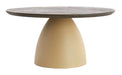 Light & Living Ronde Salontafel Ocana Hout en metaal, Ø80cm - Bruin