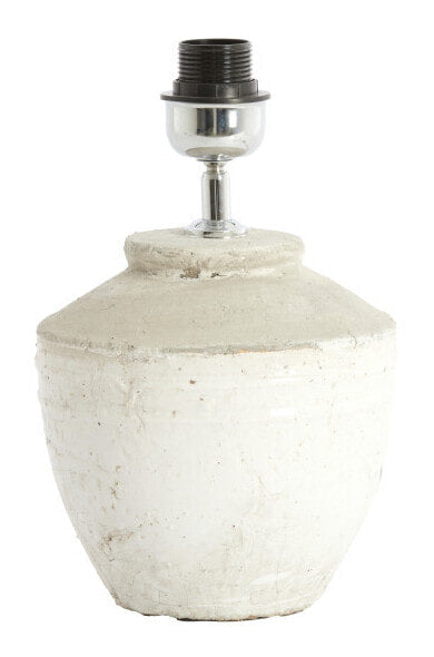 Light & Living Lampvoet Toba Keramiek, 30cm - Antiek Wit (excl. kap) - Rond