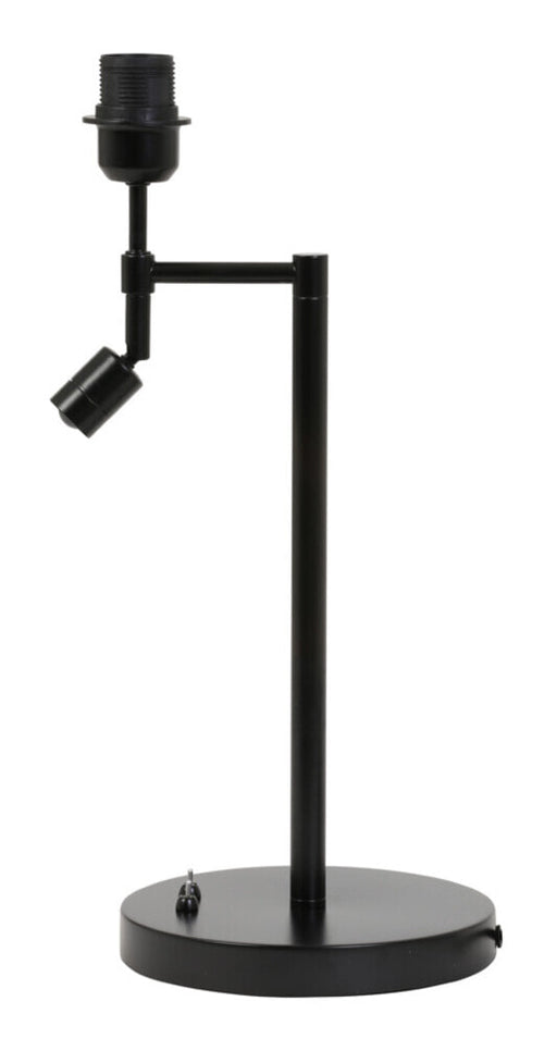 Light & Living Lampvoet Montana met LED - Mat Zwart (excl. kap) - Rond