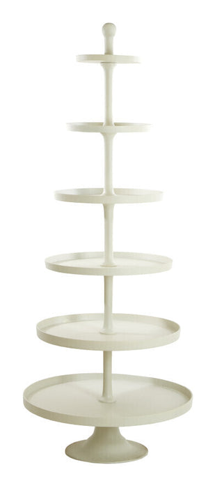 Light & Living Etagère Hokksund 200cm hoog - Crème - Rond