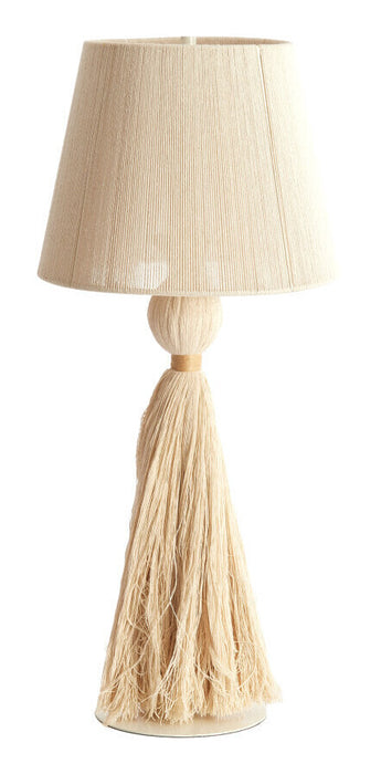 Light & Living Tafellamp Espino 70cm - Crème - Rond