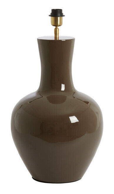 Light & Living Lampvoet Nana 51cm - Donkerbruin (excl. kap) - Rond