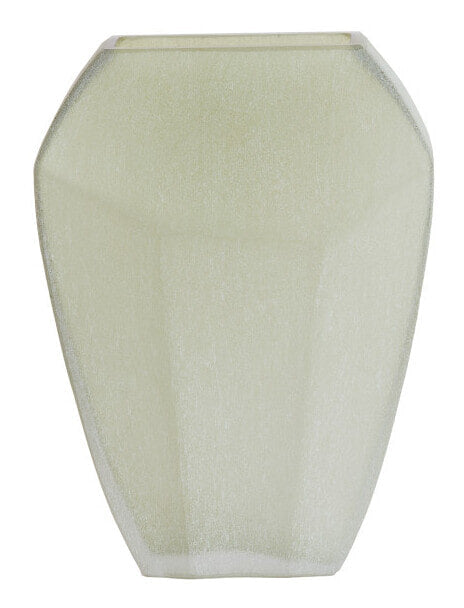 Light & Living Vaas Vionna Glas, 34cm - Olijfgroen - Ovaal