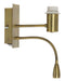 Light & Living Wandlamp Regina met LED-flex - Antiek Brons