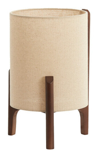 Light & Living Tafellamp Litto Ø22cm - Donkerbruin - Rond