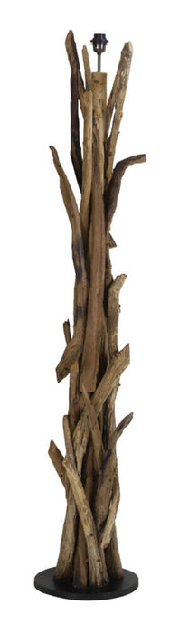 Light & Living Vloerlamp Vidin 182cm - Naturel (excl. kap) - Rond