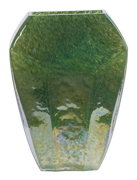 Light & Living Vaas Vionna Glas, 34cm - Donkergroen - Ovaal