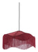 Light & Living Hanglamp Tiffany Velvet, Ø50cm - Bordeaux - Rond
