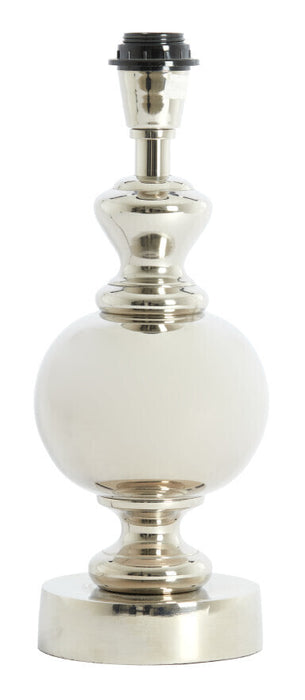 Light & Living Lampvoet Cady 40cm - Nikkel (excl. kap) - Rond