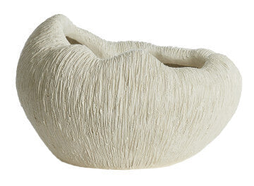 Light & Living Vaas Denisa 21cm - Crème - Ovaal