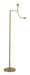 Light & Living Vloerlamp Calgary met LED - Antiek Brons (excl. kap) - Rond