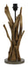 Light & Living Lampvoet Bluma Hout, 50cm - Naturel/Bruin (excl. kap) - Rond