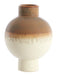 Light & Living Vaas Zelata Keramiek, 38cm - Crème/Taupe - Rond